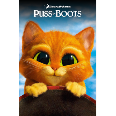 Puss in Boots: The Three Diablos 2012 Poster 24x36 - DreamWorks Short, Animated