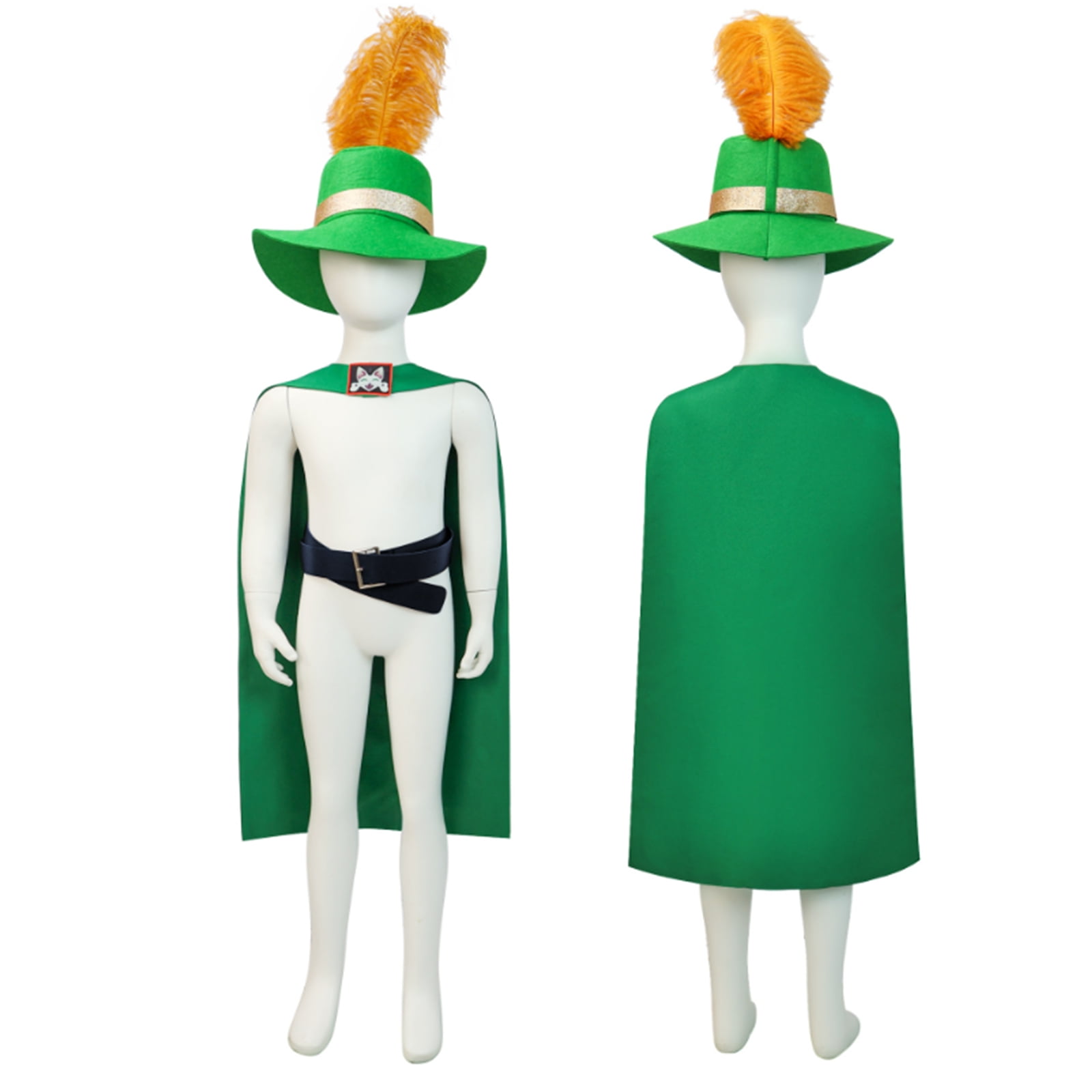 Puss in boots cosplay Clothing & Accessories for kids Red and green