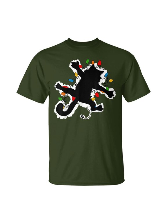 PussyCat From Christmas Vacation Frieds Black UNeck TShirt