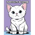 thumbnail image 1 of Pussycats in Action: A Coloring Book for Feline Lovers, (Paperback), 1 of 1