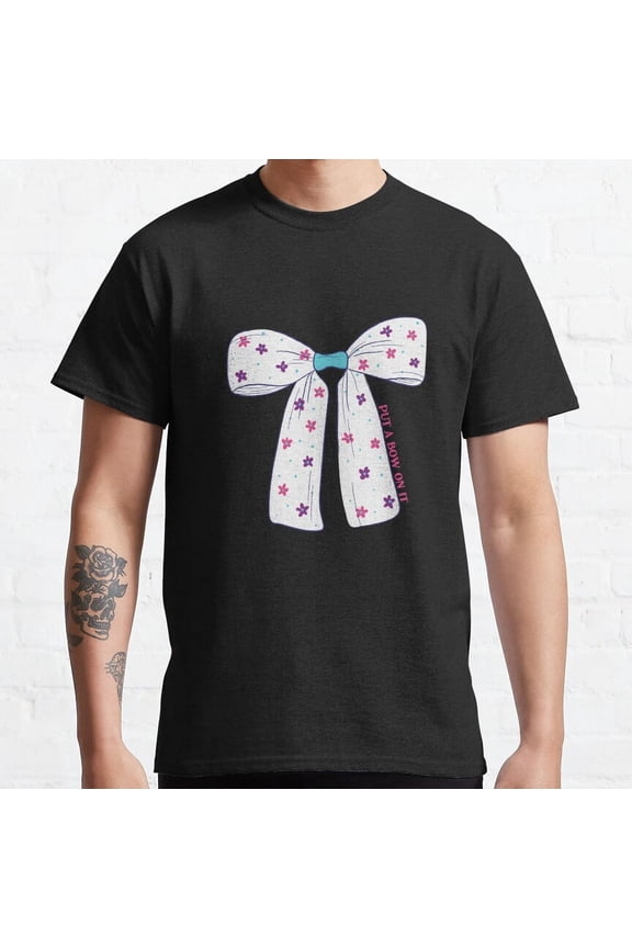 Put A Bow On It, Floral Bow, Cute Bow With Pink Flowers, Pink Aesthetics