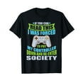 thumbnail image 1 of Put Controller Down Re-Enter Society Funny Gamer T-Shirt Black Tee, 1 of 5