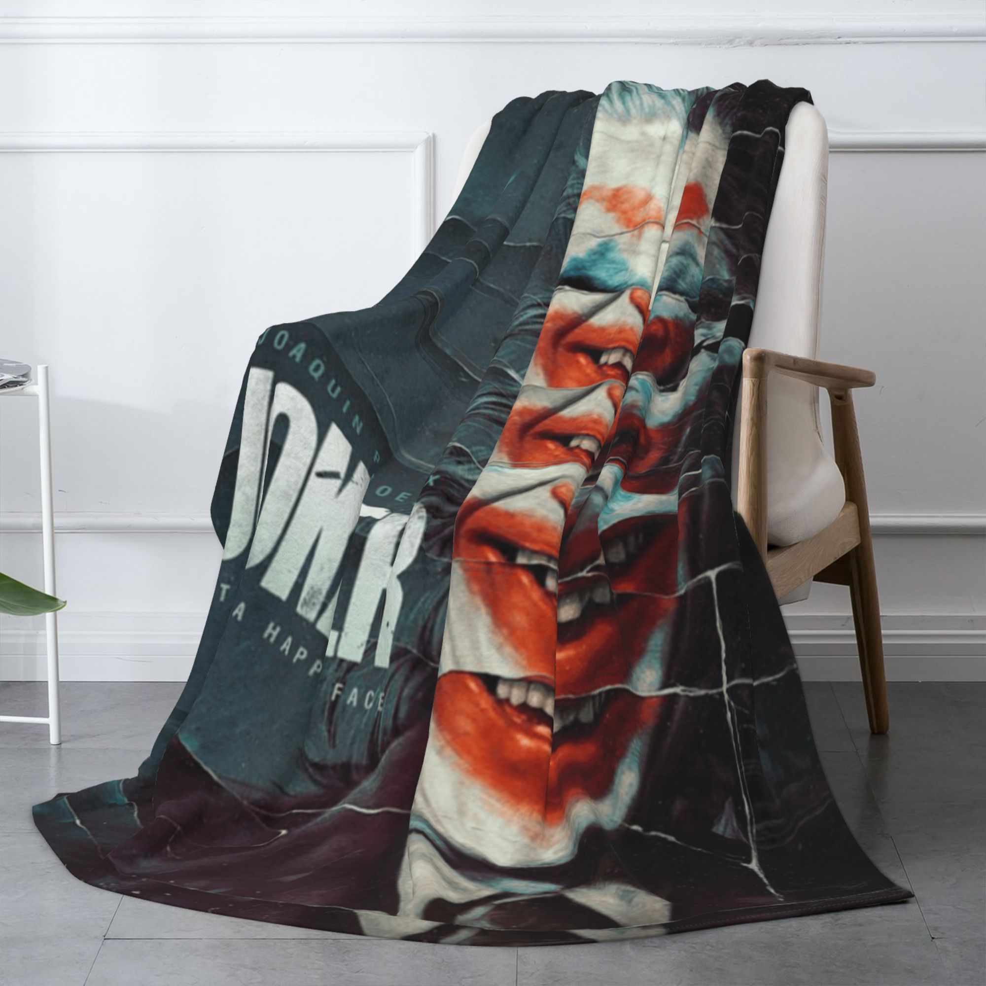 Put On A Happy Face The Joker Blanket for Couch Bed Throw Blanket