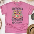 thumbnail image 1 of Put On Kindness Shirt – Let It Bloom Colossians 3:12 Christian Floral Tee, Heliconia, Size 5XL, 1 of 6