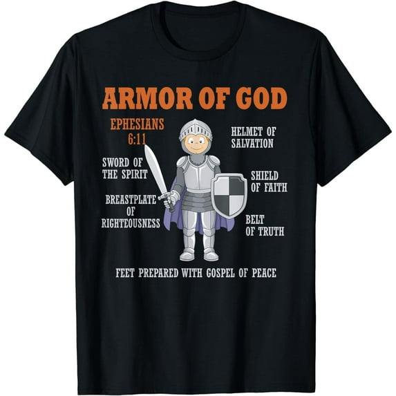Put On The Full Armor Of God Bible Chapters For Kids T-Shirt