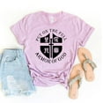 thumbnail image 1 of Put On The Full Armor Of God T-shirt Religious Shirt Knight Tee Christian Gift Top Shield, 1 of 3