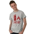 thumbnail image 1 of Put Out Fire Firefighter Fireman Men's Graphic T Shirt Tees Brisco Brands L, 1 of 5