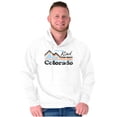 thumbnail image 1 of Put Rad in Colorado Snowboarder Skier Unisex Plus Fleece Graphic Hoodie Brisco Brands 2X, 1 of 5