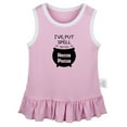 thumbnail image 1 of I've Put a Spell On You Hocus Pocus Funny Dresses For Baby, Newborn Babies Skirts, Infant Princess Dress, 0-24M Kids Graphic Clothes (Pink Sleeveless Dresses, 0-6 Months), 1 of 4
