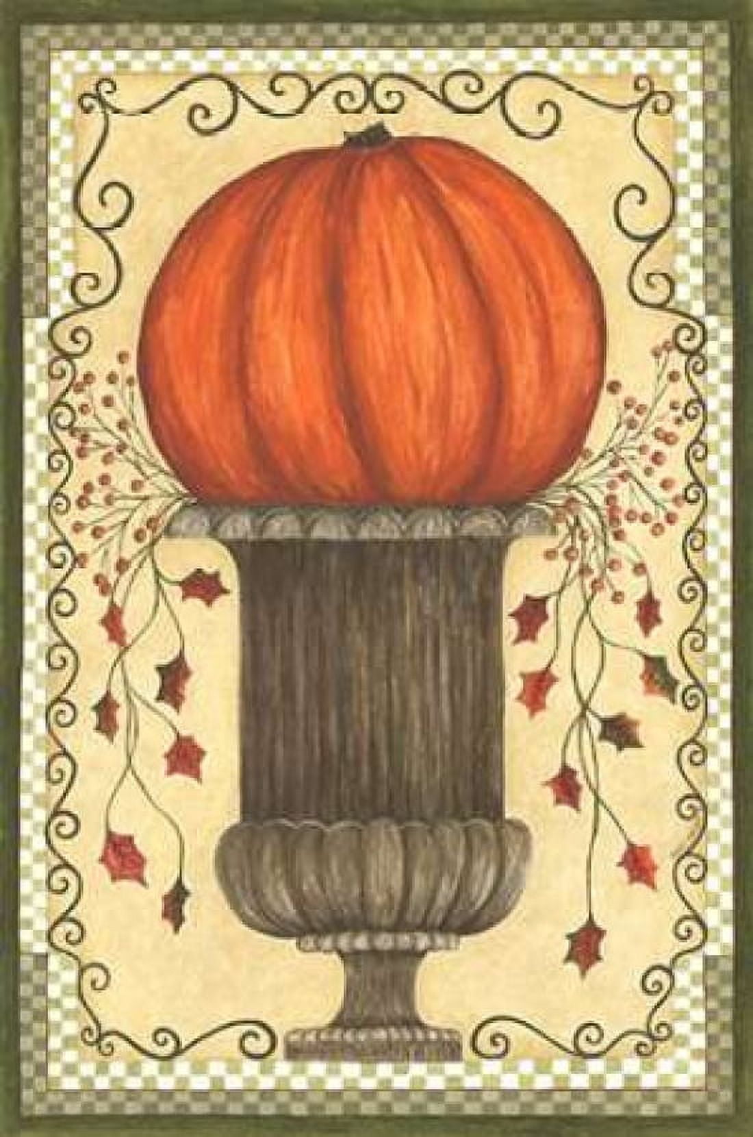 Put That Pumpkin on a Pedestal Canvas Art - Cindy Shamp (24 x 36)