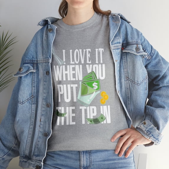 Put The Tip In Bartender Mixologist Bartending T-Shirt