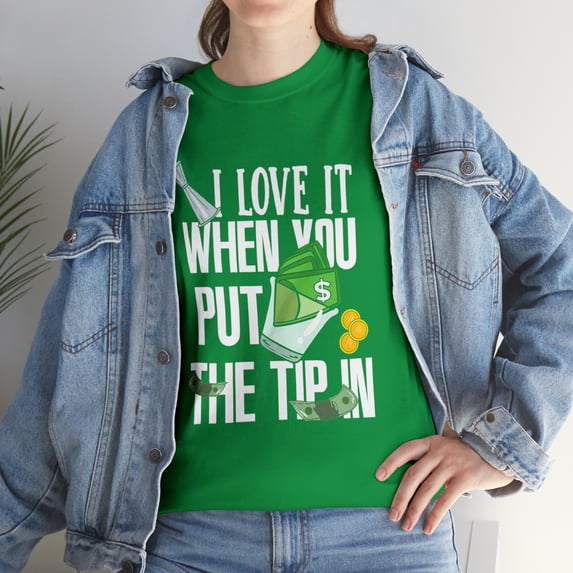 Put The Tip In Bartender Mixologist Bartending T-Shirt