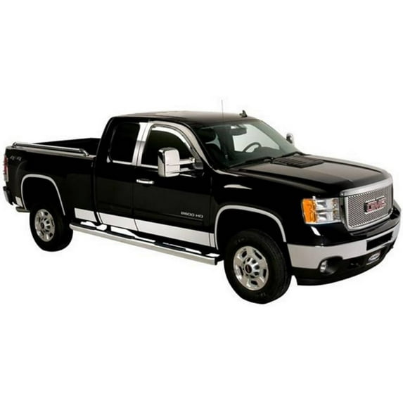 Putco 9751501GM Stainless Steel Rocker Panel; GM Official Licensed Product; 2 pcs.;