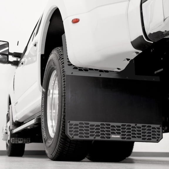 Putco 10-18 Ram HD Dually - (Fits Rear) - Set of 2 Mud Skins - HDPE w/ Hex Shield - 78265 Fits select: 2018 RAM 3500 ST, 2014-2015 RAM 3500 SLT