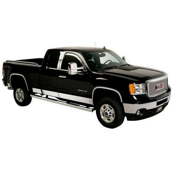 Putco 14-18 GMC Sierra LD - Crew Cab - 5.5in Bed - 10pcs - SS Rocker Panels - 9751220GM