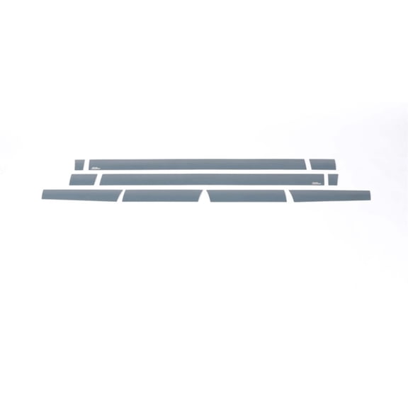 Putco 15-20 Ford F-150 Reg Cab 6.5ft - (4.25in Tall -10pcs) Black Platinum Rocker Panels - 9751440BP Fits select: 2019 FORD F150 SUPERCREW, 2016-2018 FORD F150