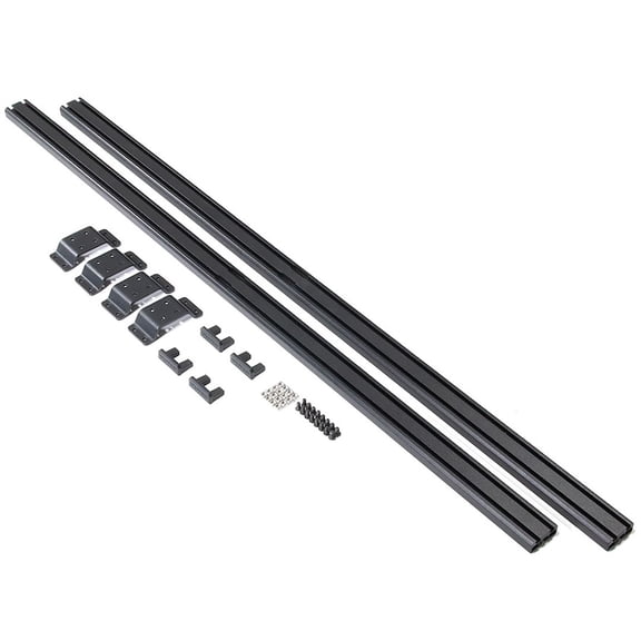 Putco 192250-2 Bed Cargo Rack Cross Bar 50 Inch Length Black Aluminum Set Of 2