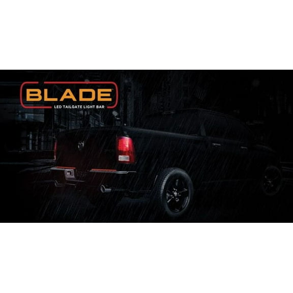 Putco 2019+ Ram 1500/Jeep Wrangler JK/JL 18in Red Split Blade LED Tailgate Light Bar (Pair)