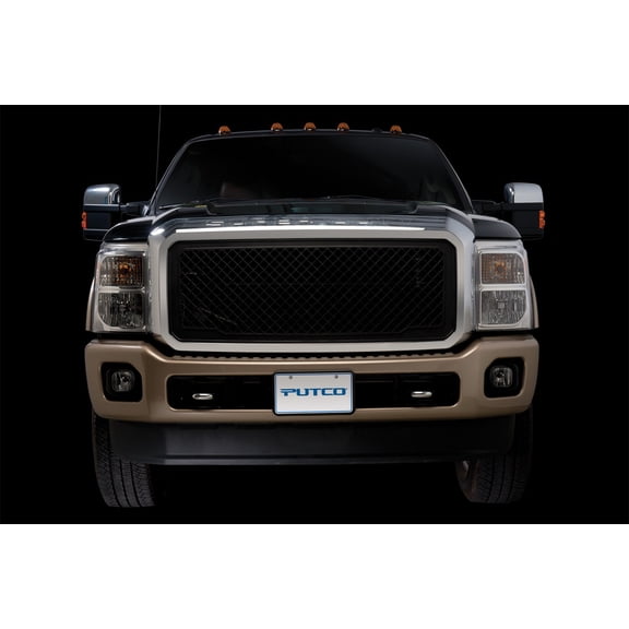 Putco 270530B Boss Grille Insert Fits select: 2008-2010 FORD F250 SUPER DUTY, 2008 FORD F350 SRW SUPER DUTY