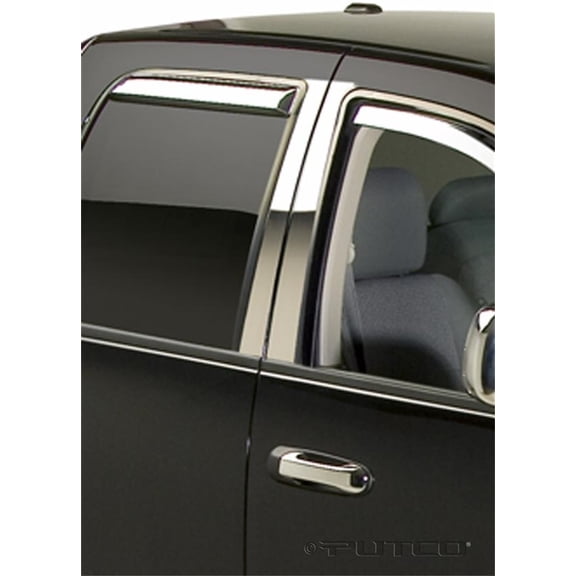 Putco 402604 Classic Decorative Stainless Steel Door Pillar Post Trim Set Fits select: 2002-2003,2005-2008 DODGE RAM 1500