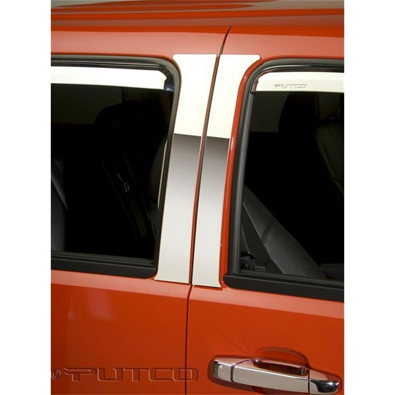 Putco 402607 Pillar Trim, Polished, Driver and Passenger Side