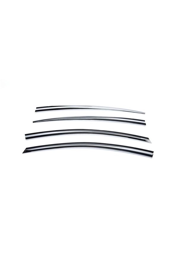 480014 Element Chrome Window Visor Tape On Fits 14-17 Forte Fits select: 2014-2017 KIA FORTE