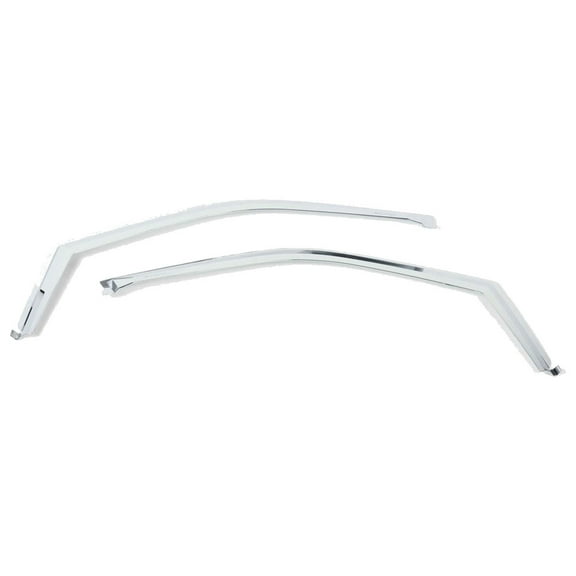 Putco 480066 Element Chrome Window Visor In Channel Fits select: 2019 FORD F150 SUPERCREW, 2016-2018 FORD F150