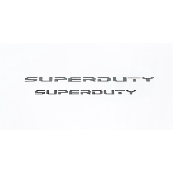 Putco 55553BPFD Black Platinum Ford Super Duty Letter for Hood/Front Fits select: 2020-2022 FORD F250, 2020-2022 FORD F350