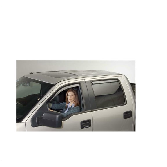 Putco 580019 Element Tinted Window Visor In Channel Fits 04-08 F-150 Mark LT