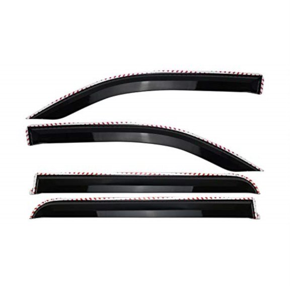 Putco 580070 Element Tinted Window Visor Tape On Fits 19-22 1500 2500 3500 Fits select: 2019-2022 RAM 1500 BIG HORN/LONE STAR, 2020 RAM 2500 LARAMIE