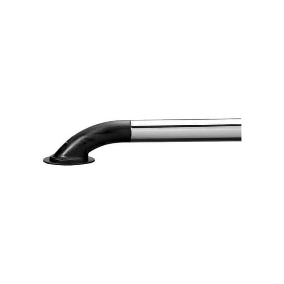 Putco 79841 SSR Rail Side Bed Rail; Stainless Steel w/Black Injected Molded Nylon Casting; Pair;