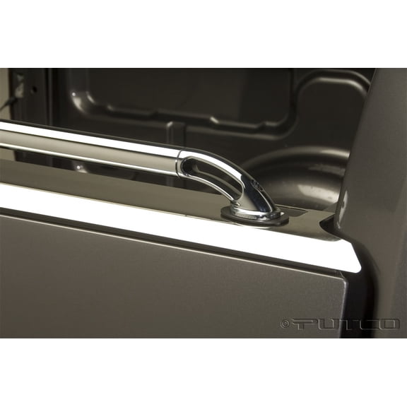 Putco 89866 Bed Rails, approx. 8 ft. Polished Fits select: 2019 FORD F150 SUPERCREW, 2017-2020 FORD F250