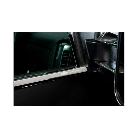 Putco 97509GM Window Trim, Polished Fits select: 2015,2018 CHEVROLET SILVERADO K1500 LT