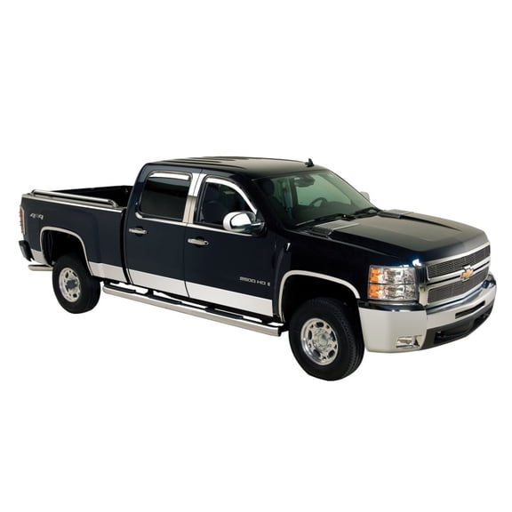 Putco 9751223 Rocker Panel Trim For Chevrolet Silverado 3500 HD, Polished Fits select: 2015 CHEVROLET SILVERADO K3500, 2016-2017 CHEVROLET SILVERADO C3500