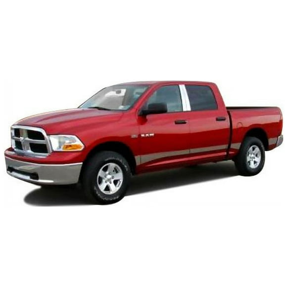 Putco 9751306 Rocker Panel Trim, Polished Fits select: 2013-2014 RAM 1500 ST, 2015-2017 RAM 1500 SLT