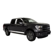 Putco 9751444 Stainless Steel Rocker Panel Fits 15-20 F-150 Fits select 2019 FORD F150 SUPERCREW, 2016-2018 FORD F150