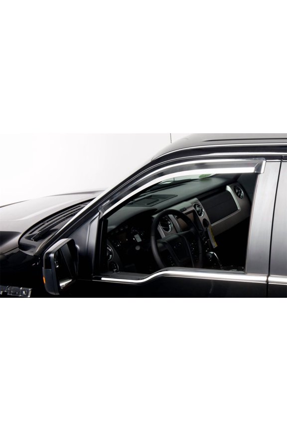 97564 Window Trim Accent; Chrome ABS Plastic; Fits w/Towing Mirrors; Fits select: 2019 FORD F150 SUPERCREW, 2016-2018 FORD F150