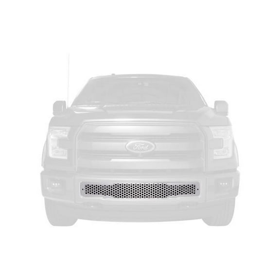 Putco Bumper Grille Inserts Ford F150 - Stainless Steel Punch Design 85160