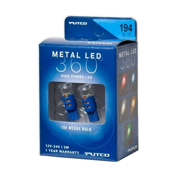 Putco Lighting 340194B-360 Metal LED 360 Fits select: 1987-2020 FORD F150, 2017-2019 CHEVROLET SILVERADO