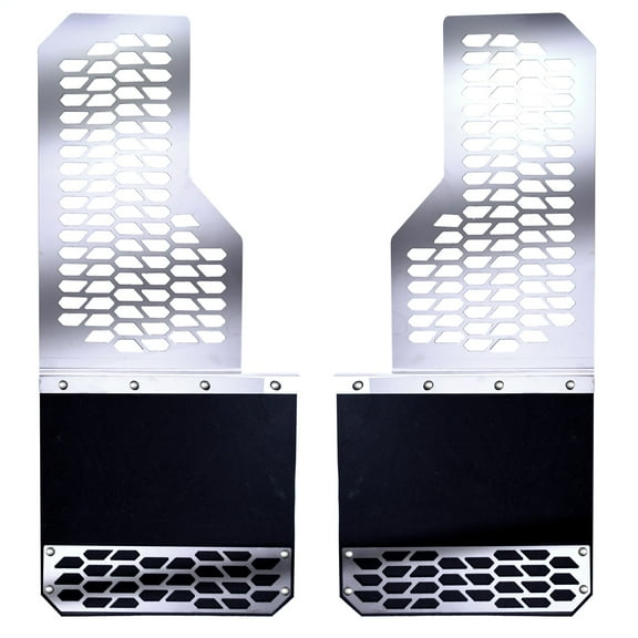 Putco Mud Skins; Polished Ss Fits Ford Su - 78030 Fits select: 2017-2022 FORD F250, 2017-2020 FORD F350