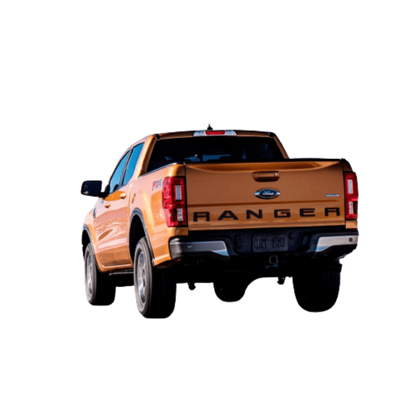 Putco Tailgate Letters For Ford Ranger 2019 2020 - Black Platinum | 55554BPFD