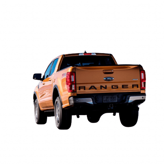 Putco Tailgate Letters For Ford Ranger 2019 2020 - Black Platinum | 55554BPFD