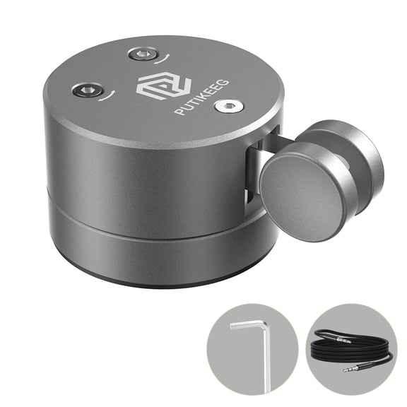 Putikeeg Mini CW Morse Code Key Pocket-Size Portable Radio, Black, Silver & Grey, New