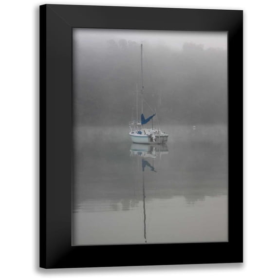 Putman, Tammy 17x24 Black Modern Framed Museum Art Print Titled - Blue Sail