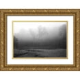 thumbnail image 1 of Putman, Tammy 18x13 Gold Ornate Wood Framed with Double Matting Museum Art Print Titled - Creek in Fog II, 1 of 4