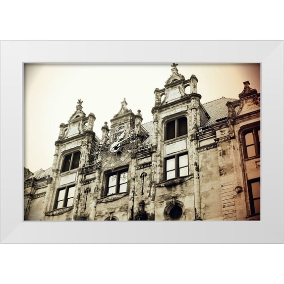 Putman, Tammy 18x13 White Modern Wood Framed Museum Art Print Titled - The Clock
