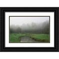 thumbnail image 1 of Putman, Tammy 32x22 Black Ornate Wood Framed with Double Matting Museum Art Print Titled - Creek in Fog I, 1 of 4