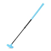 Putter Adjustable Retractable Golf Putter for Practice   Portable Left & Right Hand Training Putter with Premium Grip Blue 20.87 37.01 in