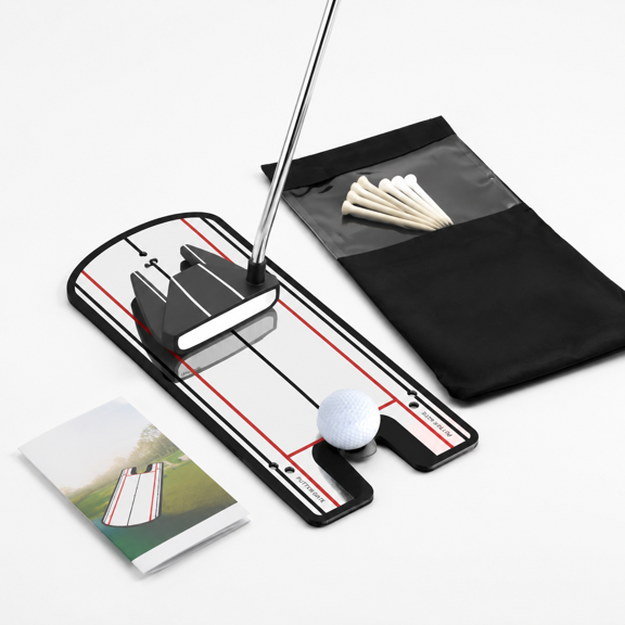 Putting Alignment Mirror Golf Swing Trainer for Stroke and Setup Alignment