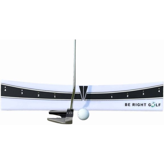 Putting Plane Rail  Portable Golf Putting Stroke Trainer for Indoor & Outdoor Use  Golf Training Aid for Putting - Improve Accuracy, Distance Control & Consistency